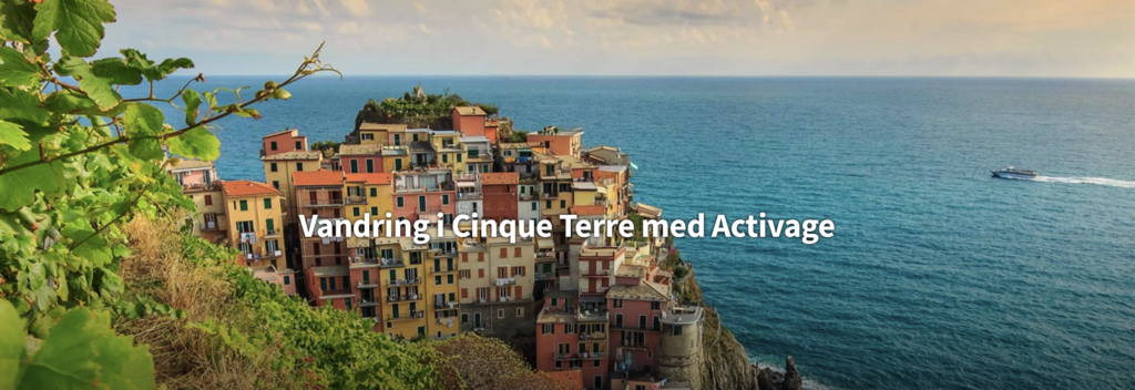 Vandring i Cinque Terre med Activage